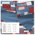 thumbnail image 3 of Lodge Quilt Set - Lightweight, Soft, All-Season - 2-Piece Reversible Rustic Bedding Set (Twin / Twin XL, Americana Patchwork), 3 of 6