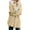 Khaki, variant on IROINNID Women's Anorak Coat Long Sleeve Solid Color Hoodie Outwear, Casual Summer Fold Regular Button