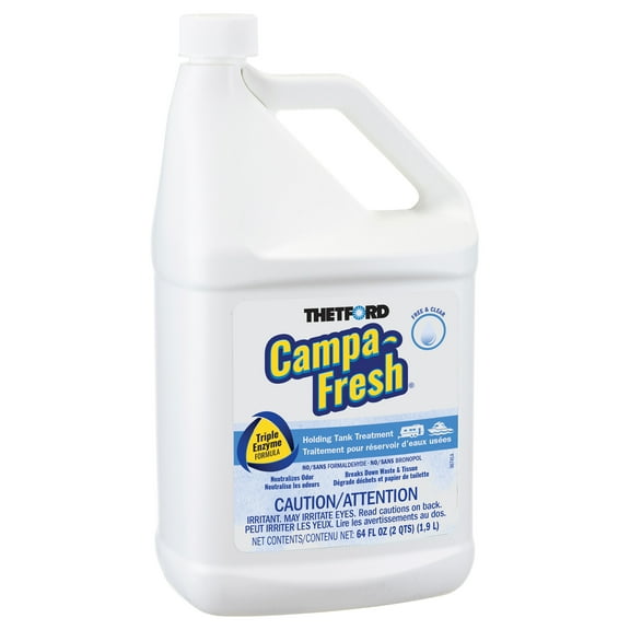 Thetford Campa-Fresh Free And Clear 64 oz Holding Tank Treatment. RV Sewer System Accessories.