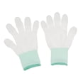 thumbnail image 1 of Moneda de joyería de guantes de trabajo de inspección blanca, elástica, a prueba de huellas dactilares, L METRO Sunnimix Guantes de inspección blancos, 1 of 8