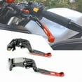 thumbnail image 2 of Pivot-Brake Clutch Levers For CBR600RR Extendable Bike Electric Scootor 1 Pair, 2 of 17