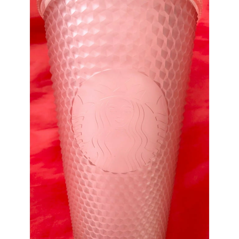 Starbucks 2022 PINK LEMONADE JELLY STUDDED 24oz SOFT TOUCH Tumbler Cold Cup  NEW