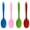 Red, Blue, Pink, Green, variant on 4 Pcs Kitchen Cooking Silicone Spatula Heat Resistant Turner Scraper Baking Utensils Red Blue Pink Green