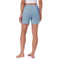 thumbnail image 3 of INSPIRE CHIC Women's Cotton Pajama Shorts Soft Stretch Comfy Boxer Lounge Shorts with Pockets XS Blue, 3 of 6