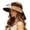 Khaki, variant on Solar Powered Wide Brim Outdoor Hat With Integrated Ventilation Fan for Summer Leisure Activities