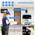thumbnail image 2 of Cámara De Seguridad Exterior Wifi 5g 1080p BLOOSOM Negro, 2 of 5