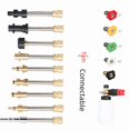 thumbnail image 4 of High-Pressure Washer Extension Rod with Italian Quick-Connect Fitting – Copper Construction for Enhanced Reach, Universal Compatibility with BLSCH, Bosch, Kawasaki & More – Efficient, Durable, and, 4 of 5