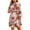 White Womens Summer Dress, variant on USSUMA Knee Length Pleated Flowy Swing Dress for Women Wedding Guest Midi Summer Dresses Casual Floral Print 2022 Sundresses Casual Beach Long Sleeve High Neck Sun Dresses
