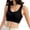 Black, variant on Plus Size Women Bras Wireless U-Neck Tank Bra Wide Strap Seamless Soft Comfort Everyday Bra, Beige M-2XL