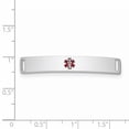 thumbnail image 2 of Sterling Silver Bracelet Medical 41 mm 7 in ID Plate, 2 of 2