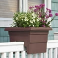 thumbnail image 3 of Root & Vessel Countryside Railing Planter, Brown, 16", 3 of 5