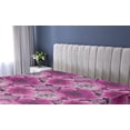 thumbnail image 5 of Ambesonne Poppy Fitted Sheet, Retro Colors Flowers Dreamy, Twin Size, Pale Fuchsia and Soft Pink, 5 of 5