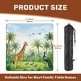 thumbnail image 2 of Mahjong Mat 31.5" x 31.5" Tropical forest wild mural jungle birds animal Non-Slip Noise Reduction American Mahjong Tiles Table Cover for Dominoes Poker Card Board Games Gift, 2 of 8