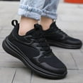 thumbnail image 3 of Women and Men Sneakers Couple Fashion Summer New Pattern Solid Color Mesh Breathable Comfortable Lace Water Shoes Adult, 3 of 7