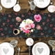 thumbnail image 1 of Decoraciones para San Valentín, banderines de mesa coloridos para restaurante, sala de estar, decoración de ambientes de aniversario de boda, 4 tamaños disponibles, banderines de lino para mesa., 1 of 6