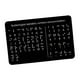 thumbnail image 5 of Tablero del alfabeto braille, herramienta educativa, ayuda didáctica, material escolar para el aprendizaje de braille, para niños ciegos, adultos y of, 5 of 9