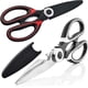 thumbnail image 1 of Tijeras de Cocina JanHm Resistentes de Acero Inoxidable 2 uds para Carne, 1 of 5
