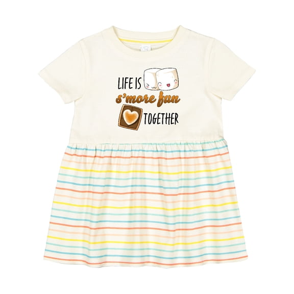 Inktastic Life is S'more Fun Together Girls Baby Dress