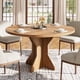 thumbnail image 1 of Yeshouse Mesa de comedor redonda para 4-6 personas - Mesa de comedor circular de 120 cm con base de pedestal resistente, ideal para espacios pequeños, ideal para sala de estar, cocina y apartamento, 1 of 7