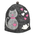 thumbnail image 1 of Hand Crafted Felt: Cat Tea Cozy, 1 of 5