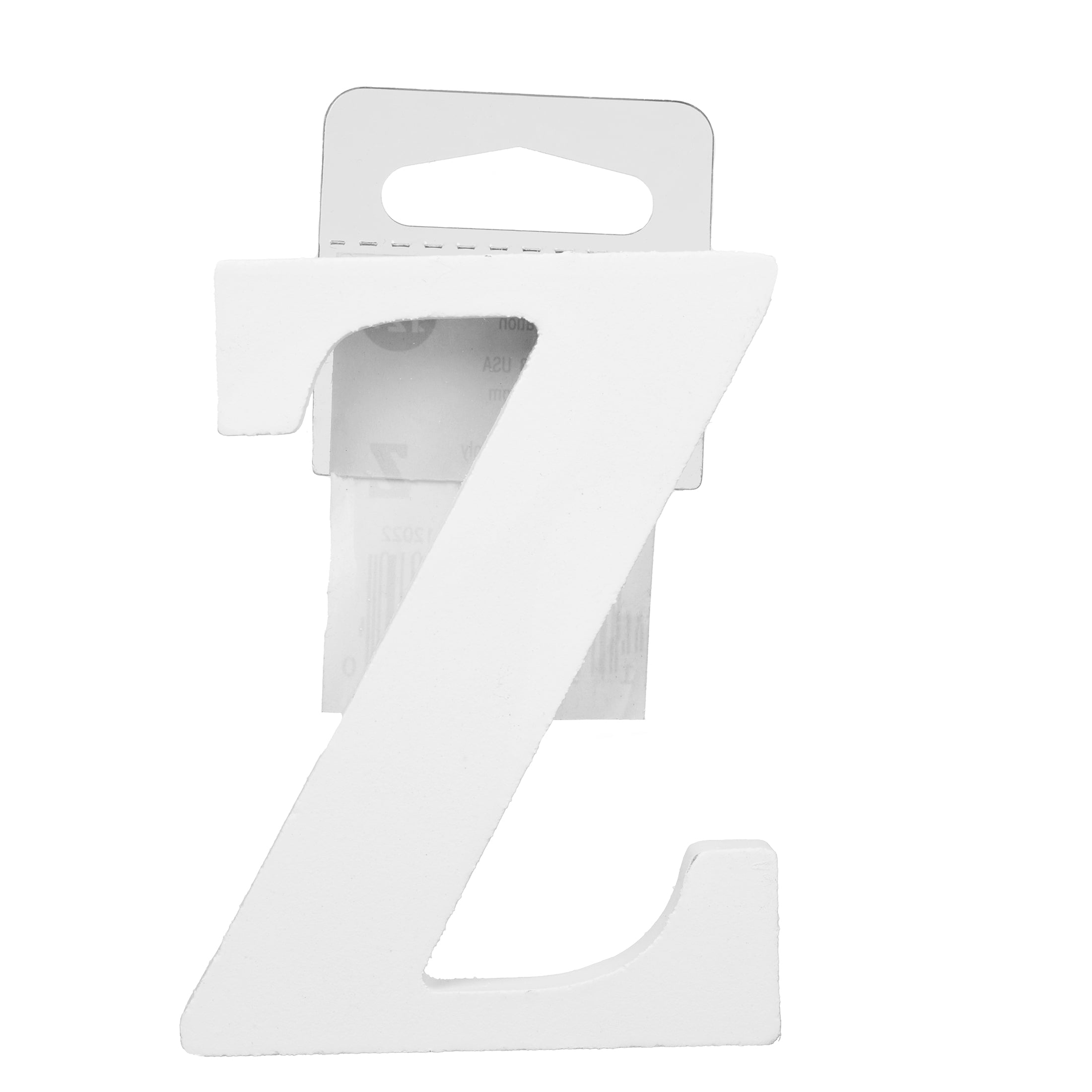 (3 pack) Cousin DIY 3" White Wood Letter Z