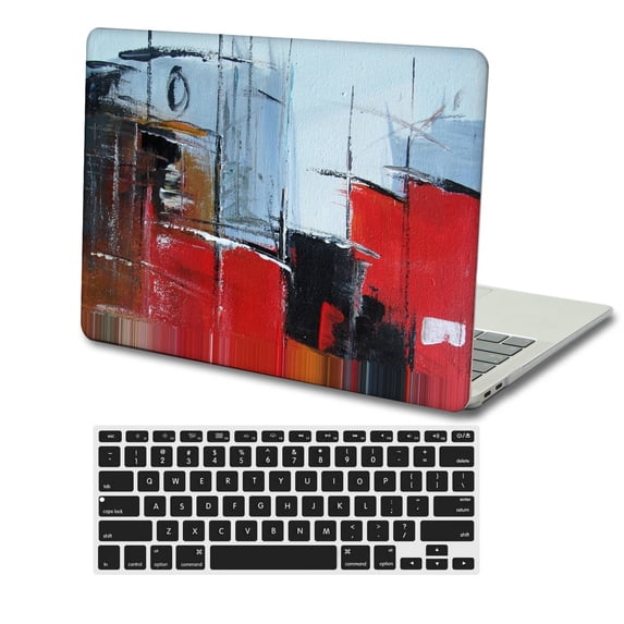KSK KAISHEK for MacBook Air 13.6 inchs m2 Case 2022.0 Rel. Model A2681 m2, Plastic Hard Case + Black Keyboard Cover, Creative B 110