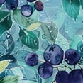 thumbnail image 5 of ARISTURING Floral Print Fabric Leaves Berries Shower Curtain Various Sizes 100% Polyester Fiber Chic Modern Bathroom Decor with Hooks 69x72, 5 of 7