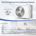 thumbnail image 6 of 12000BTU Mini Split Air Conditioner Heat Pump,19 SEER2 115V Split ac unit with Remote & WIFI,Cool Up to 800 Sq. Ft,Variable Frequency Cooling and Heating，R32 Refrigerant & Installation Kit, White, 6 of 9