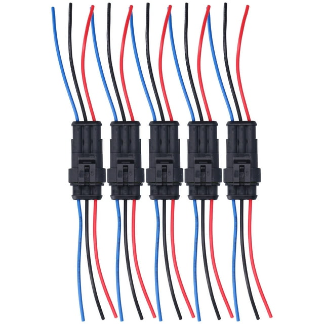 Terminal Pin Connector,5Pcs Way Car Electrical Waterproof Electrical Connectors Waterproof Connector Cable Top Tier Quality