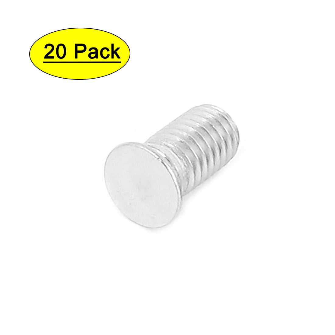 FHS-M5-10 Stud 100 Pieces Flush Head 300 Series Stainless Steel M5x0.8 X 1036 