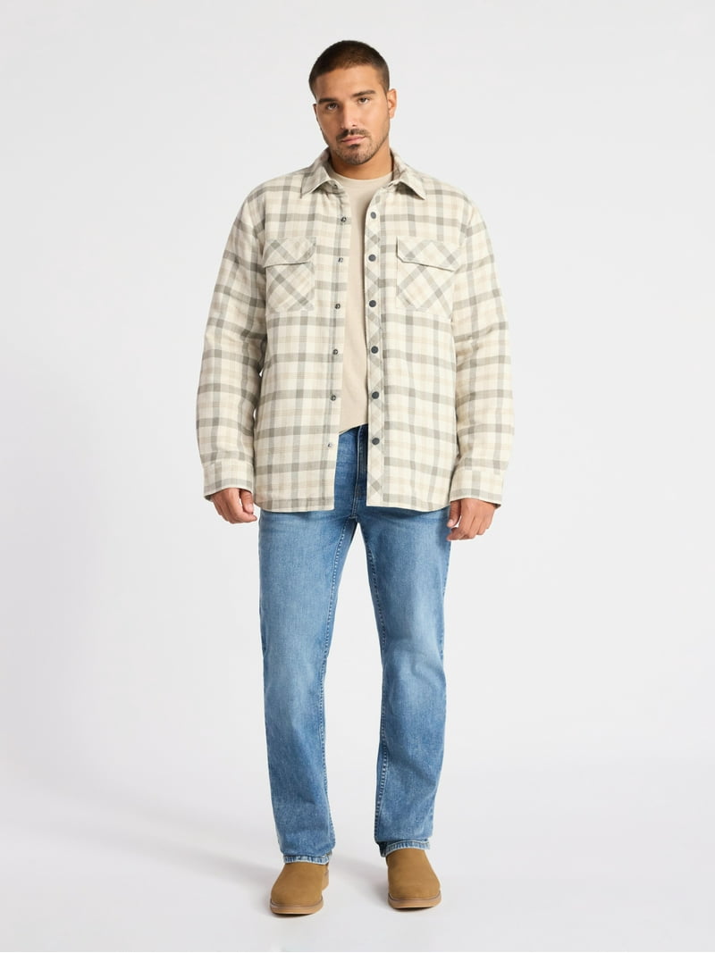 ジャケット・アウター Cotton pajama shirt jacket Wells Lamont Quilted Flex Canvas Thermal Sherpa Lined Shirt Jacket