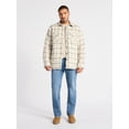 thumbnail image 3 of George Men's Shirt Jacket with Long Sleeves, High Pile Fleece Lining, Sizes S-3XL, 3 of 6