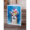thumbnail image 2 of Hippie Animal Llama Greeting Cards Pack of 8 7 in x 5 in, 2 of 3