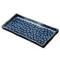 thumbnail image 1 of Embossed Ceramic Sushi Plate Exquisite Fish Fruit Dish Pasta Tray Food Serving Plate Snack Plate for Home Restaurant Hotel (12 Inches Rectangular Plate), 1 of 8