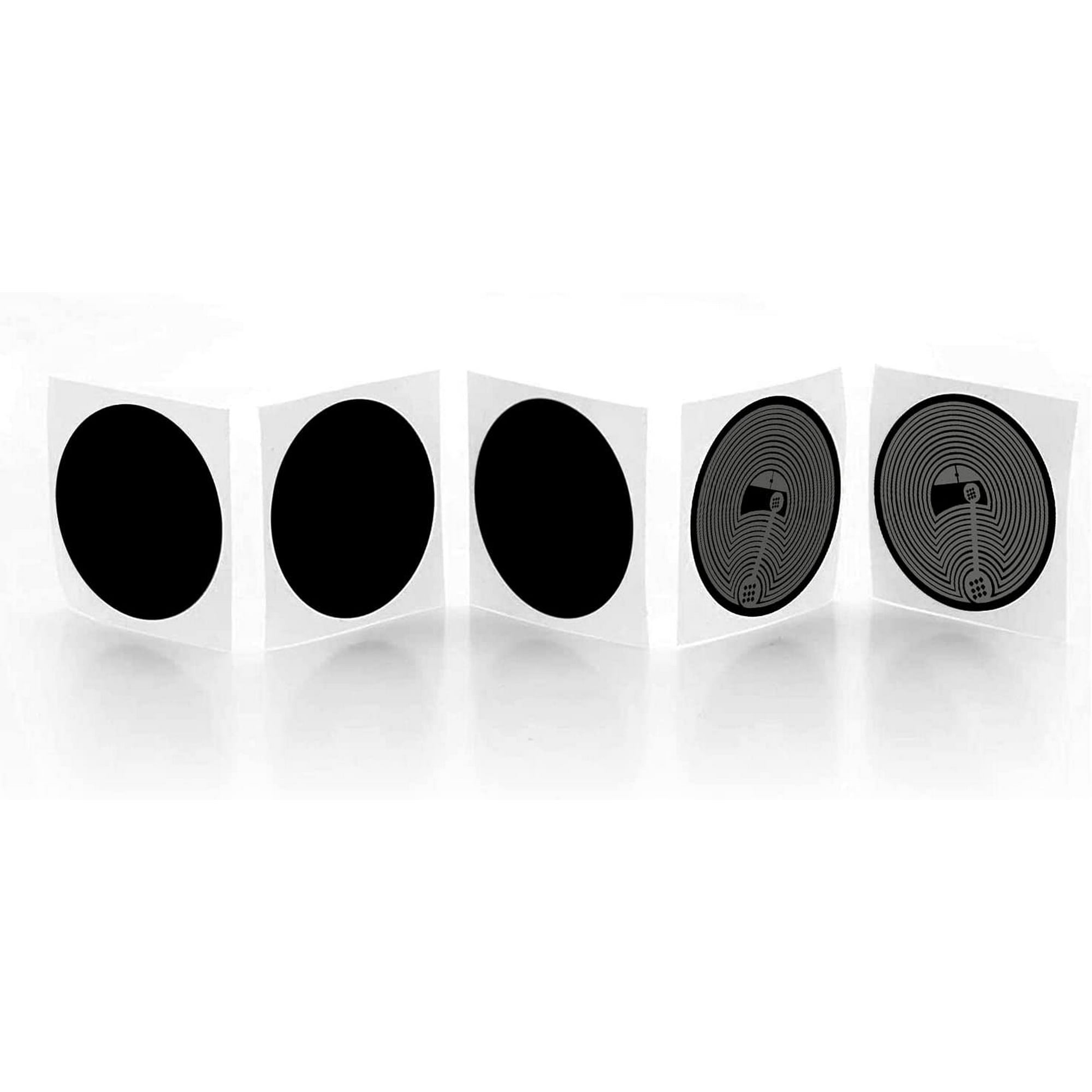 Lot De 25 étiquettes NFC NTAG215 Rondes Vierges - Diamètre 25mm, 504 Octets, Compatible Amiibo
