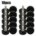 thumbnail image 1 of Adjustable height foot, plastic base, 10 Pack Screw in, 1 of 9