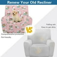 thumbnail image 4 of Kuiaobaty Schnauzer Print Recliner Couch Cover Easy Installation Reclining Sofa Slipcover Christmas Breathable Recliner Chair Cover Large Reclining Slipcover with Pocket for Living Room, 4 of 8