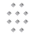 thumbnail image 1 of Cremallera Invisible Advancent 2 uds Suministros para el Hogar Plata 2.5*1.6*0.8 cm, 1 of 6