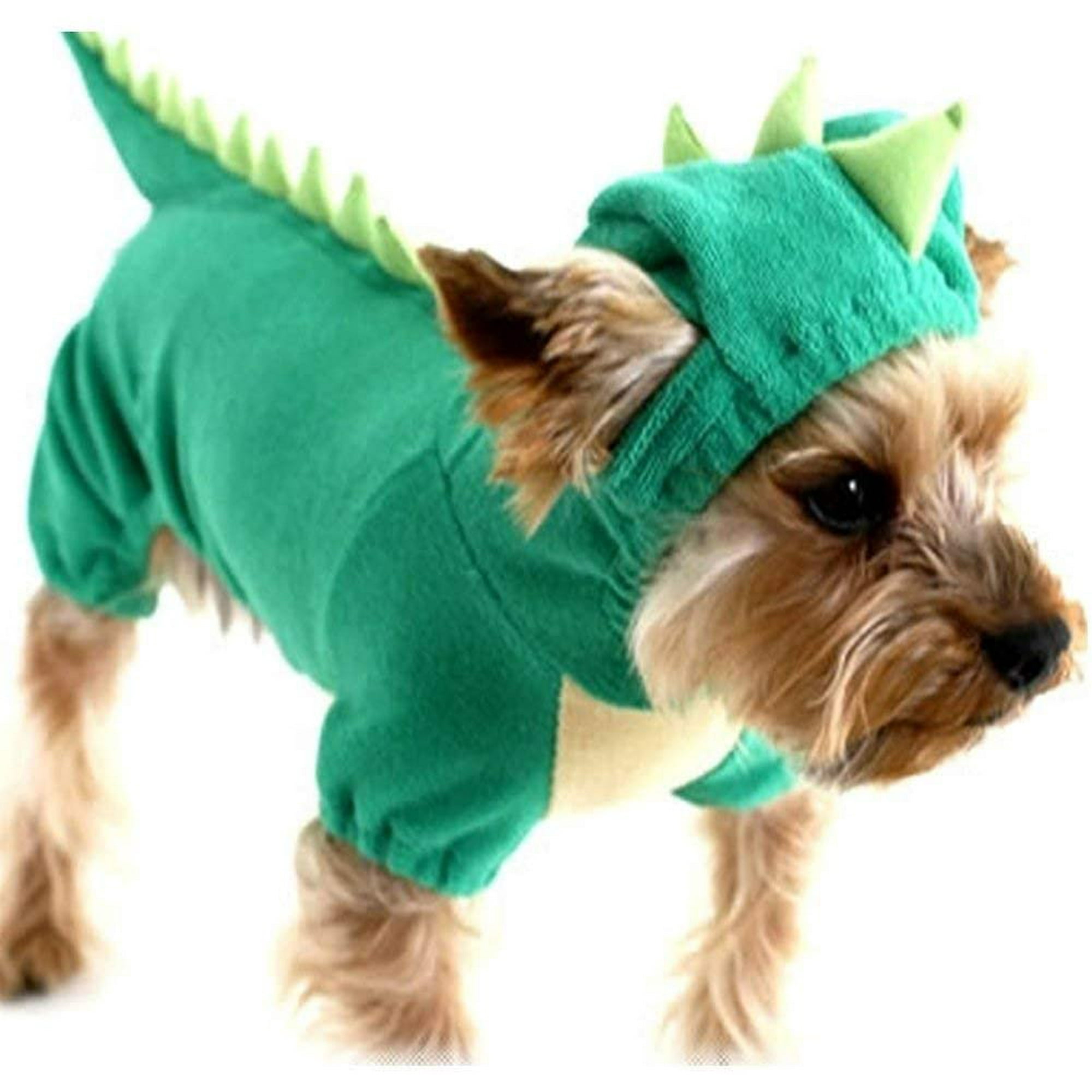 Dinosaur Dog Halloween Costume Pet Dino Hoodie for Small & Medium Dogs  Green (Green,L) | Walmart Canada