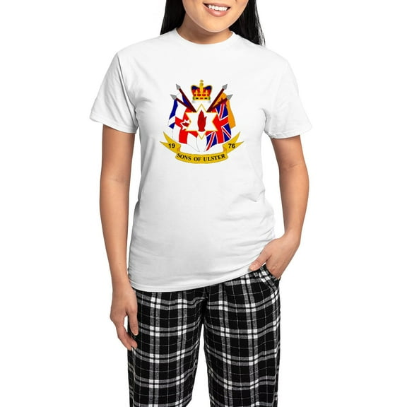 CafePress - Sou Badge Women's Light Pajamas - Women's Short Sleeve Print T-Shirt and Pants Light Cotton Pajama Set