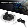 thumbnail image 4 of AVEKI Motorcycle Fuel Cap, Motorcycle Fuel Gas Cap Tank Cover with 2 Keys Fit for Suzuki GSX-R 600 GSX-R750 SV1000 B0508, 4 of 8