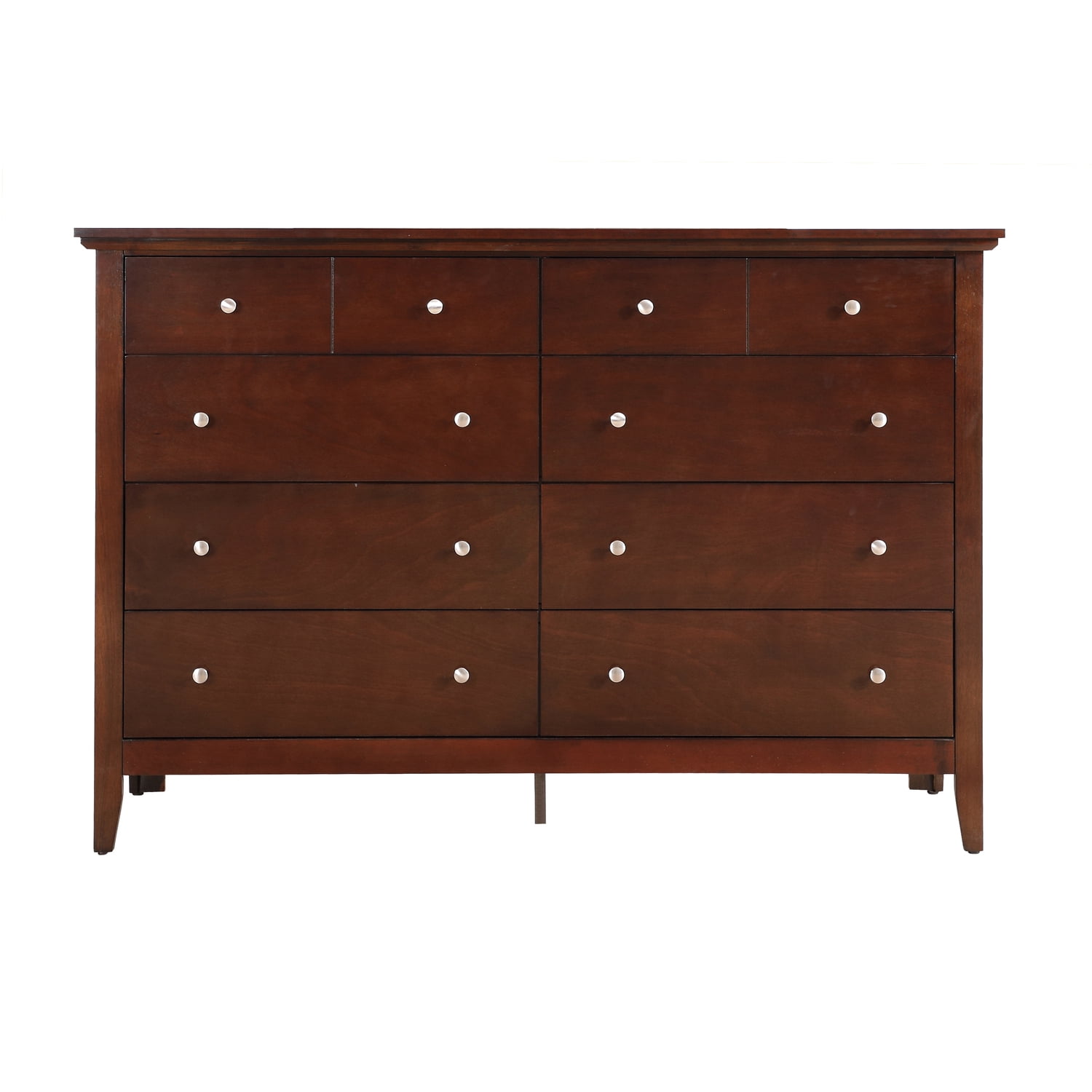 Glory Furniture Hammond 8 Drawer Dresser in Cappuccino