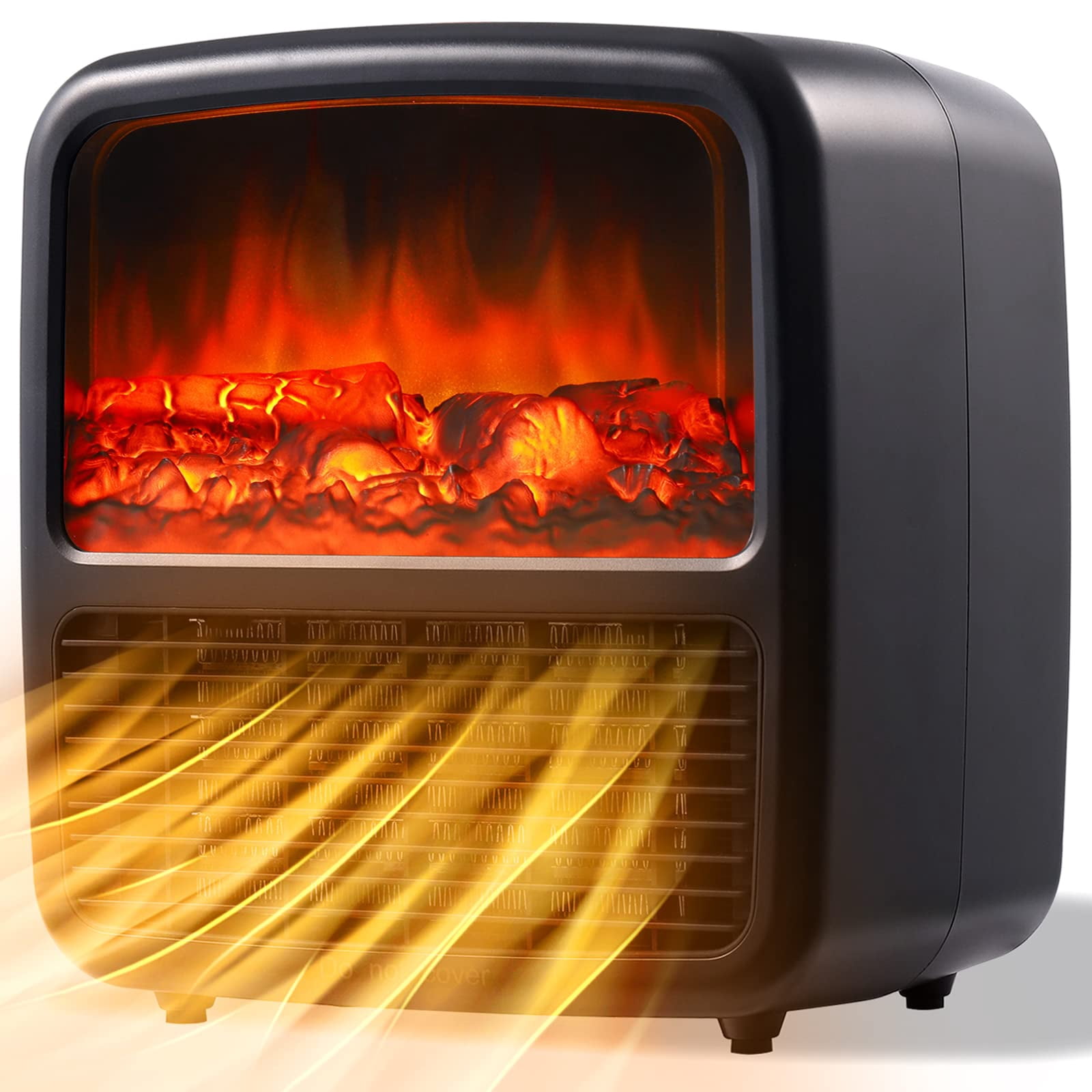Space Heater, 1500W/1000W Space Heaters for Indoor Use, Energy Efficient  Fireplace Dynamic Flame Small Space Heater,PTC Ceramic Fast Heating Portable  Space Heater for Office,Home,Bedroom,Desk - Walmart.com