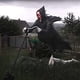 thumbnail image 2 of Espantapájaros colgante exterior para decoración de Halloween, fantasma aterrador para jardín, fantasma de grito para decoración de patio, 2 of 4