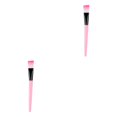 thumbnail image 2 of Wisewang ple Facial Brush Convenient Applicator Brushes Application Tools Makeup Accessories with Plastic Handle for Home Salon Using Pink+Black 01 2Set, 2 of 6