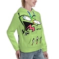 thumbnail image 3 of Invader Zim Sweatshirt For womens Fashion Hoodies Pullover Athletic Daily Hoody Hooded Clothing Gift X-Large, 3 of 8