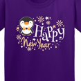 thumbnail image 4 of Inktastic Happy New Year with Cute Penguin Youth T-Shirt, 4 of 5