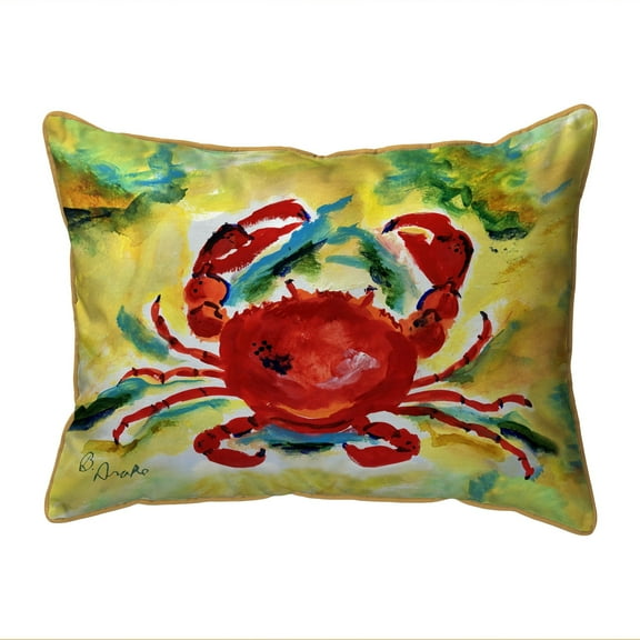 Rock Crab Indoor/Outdoor Pillow 20x24 Large