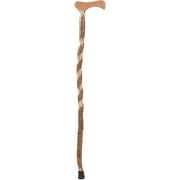 Brazos Rustic Wood Walking Cane, Twisted Sassafras, 37