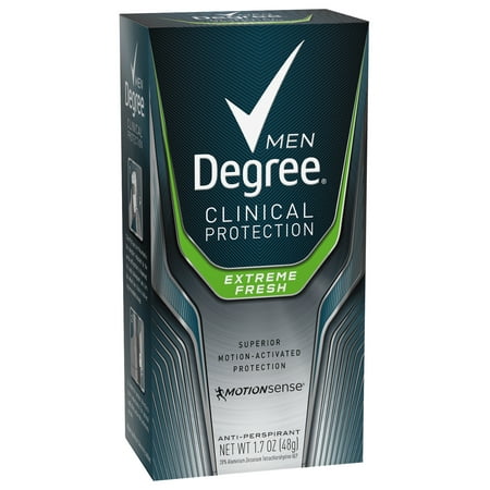 Degree Men Clinical Extreme Fresh Antiperspirant Deodorant, 1.7 (Best Deodorant For Extreme Body Odor)